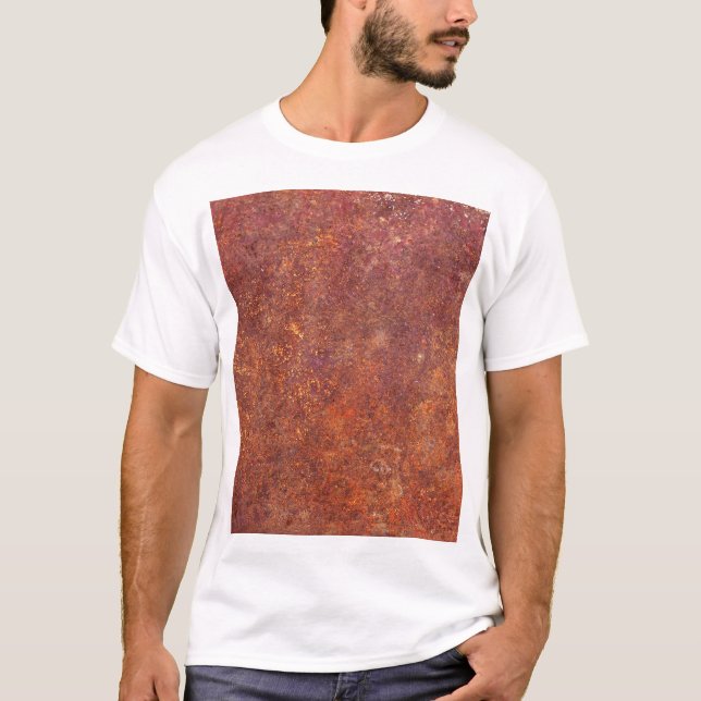 Camiseta Rústico metal: superfície texturizada. (Frente)