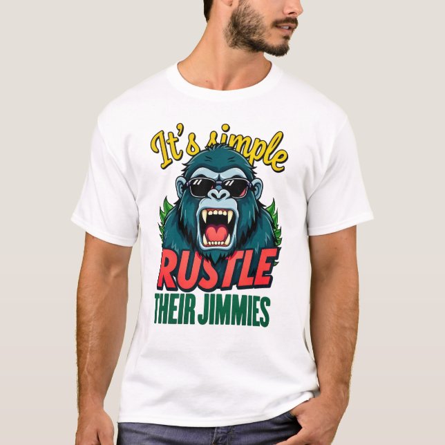 Camiseta Rustle Suas Imagens (Frente)