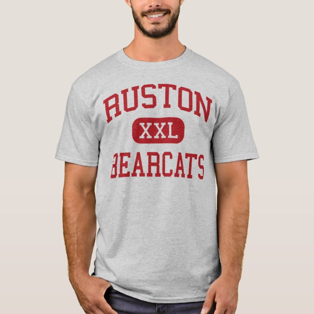 Camiseta Ruston - Bearcats - segundo grau - Ruston (Frente)