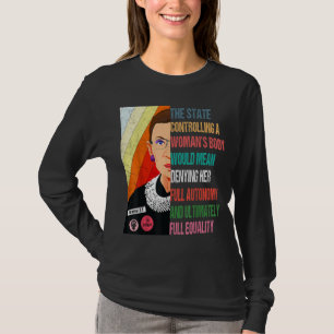 Camiseta Ruth Bader Ginsburg My Body My Choice Pro Choice P