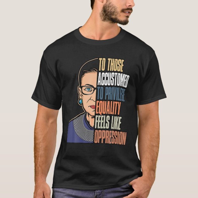 Camiseta Ruth Bader Ginsburg Notorcasos RBG Política Equali (Frente)