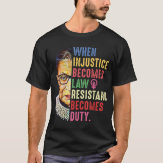 Camiseta Ruth Bader Ginsburg Pro Choice My Body My Choice F