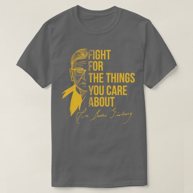 Camiseta Ruth Bader Ginsburg RBG Juiz do Supremo Tribunal L (Frente do Design)