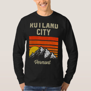 Camiseta Rutland City Vermont Retro Vintage Estado Usa
