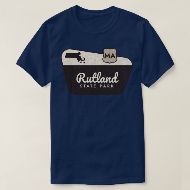 Camiseta Rutland State Park - Massachusetts - Sinal de boas (Frente do Design)