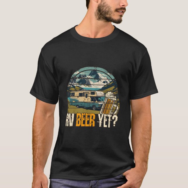 Camiseta Rv Beer Yet Camg Motorhome Roadtrip Travel Camper (Frente)