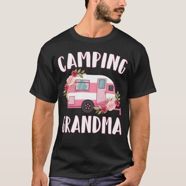 Camiseta Rv Camping Grandma Camper Glamping Camping Grandma (Frente)