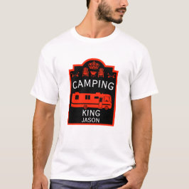 Camiseta RV Camping King EUA