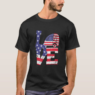 Camiseta RV Camping Patriotic Campfire 4 De Julho Americano