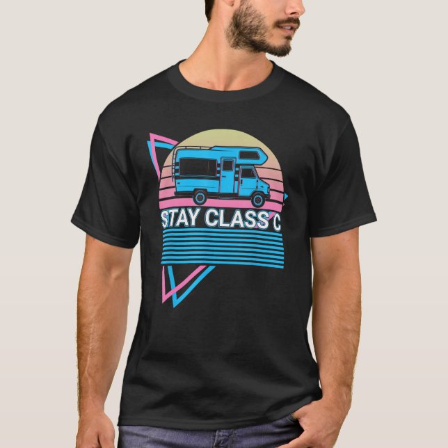 Camiseta RV Camping RV Camping Truck Camping Retro_18 (Frente)