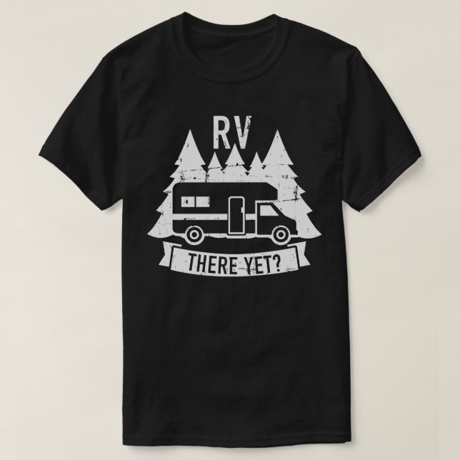 Camiseta RV lá ainda acampando (Frente do Design)