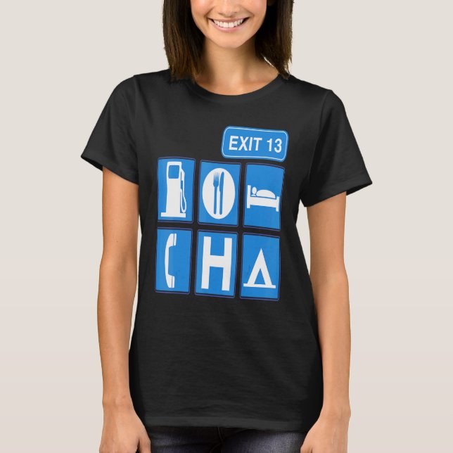 Camiseta RV - Sinal de Viagem de Estrada de Campanha (Frente)