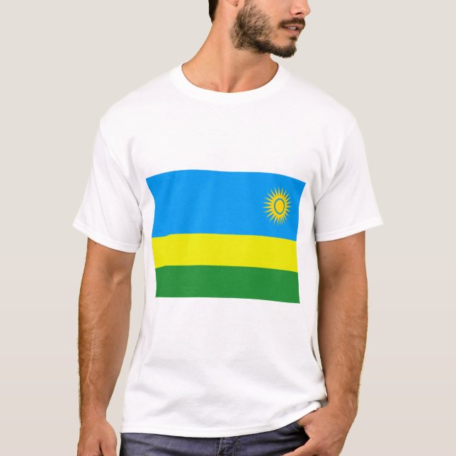 Camiseta rwanda flag (Frente)