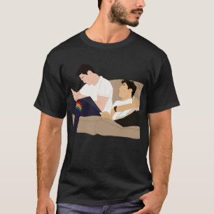 Camiseta rwrb - vermelho branco e azul real - nick e taylor