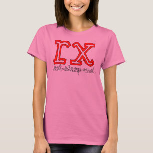 Camiseta RX - Coma t-shirt Burnout das Damas de WOD do Sono