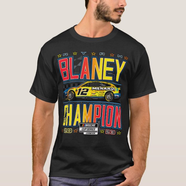 Camiseta Ryan Blaney 2023 Campeão da Nascar Cup (Frente)