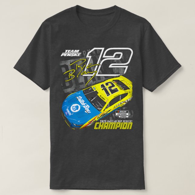 Camiseta Ryan Blaney 2023 NaCup Champion (Frente do Design)