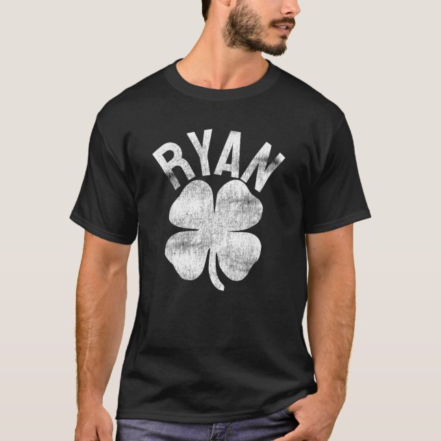 Camiseta Ryan Family Name Correspondente Rua Patrick Day Ir (Frente)