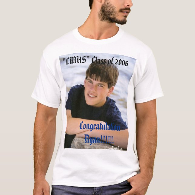 Camiseta RYAN, felicitações Ryan!!!!!! , classe o de (Frente)