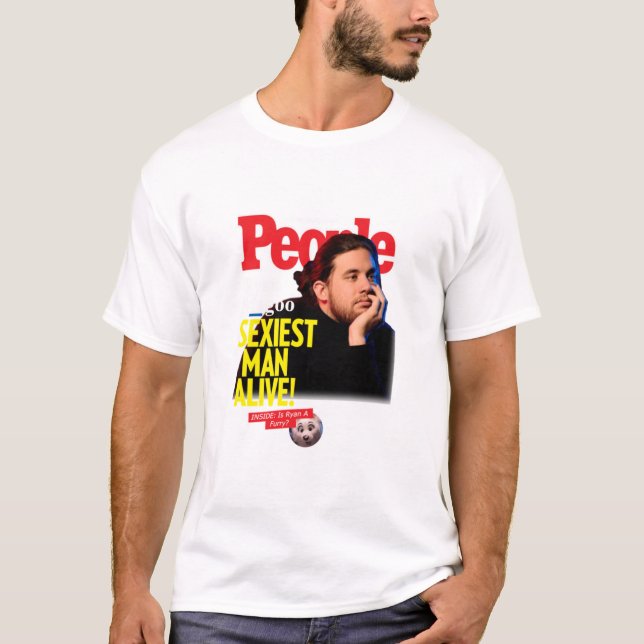 Camiseta Ryan Magee Ssexest homem vivo...  (Frente)