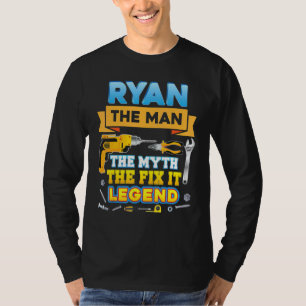 Camiseta Ryan, O Homem, Conserte A Lenda Do Dia do Pai Mech