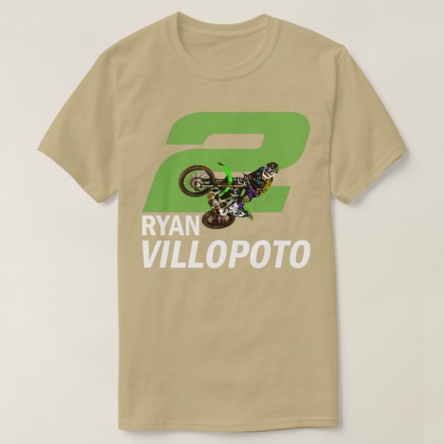 Camiseta Ryan Villopoto Racing Team Motor (Frente do Design)