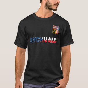 Camiseta Rychvald República Checa Bandeira do Coração Casac