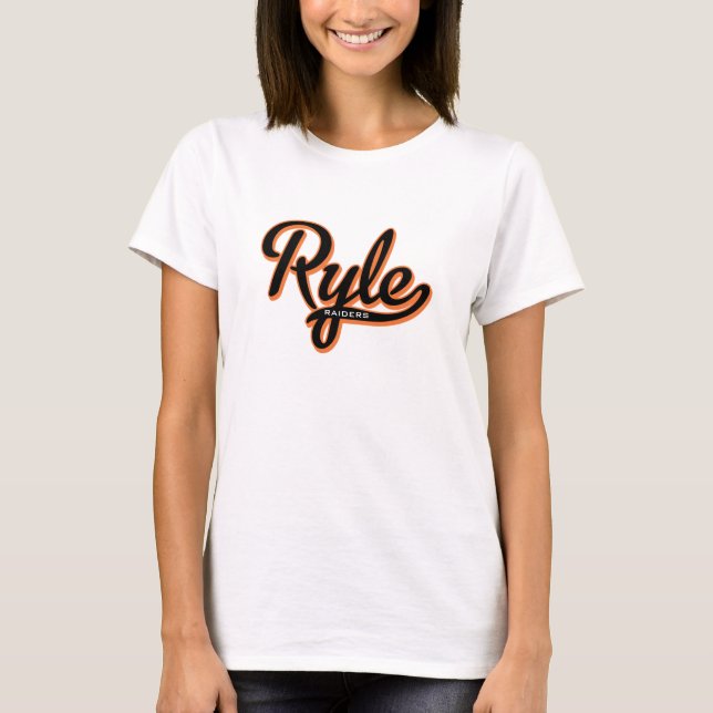 Camiseta Ryle Raiders Script Baby Doll T (Frente)