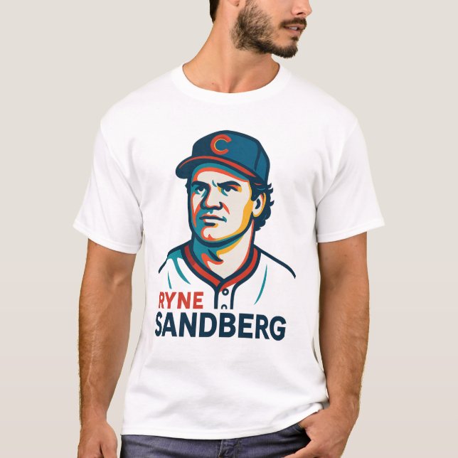 Camiseta Ryne Sandberg Portrait (Frente)
