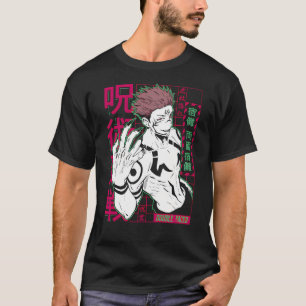 Camiseta Ryomen Sukuna Arte de Anime de Duas Faces