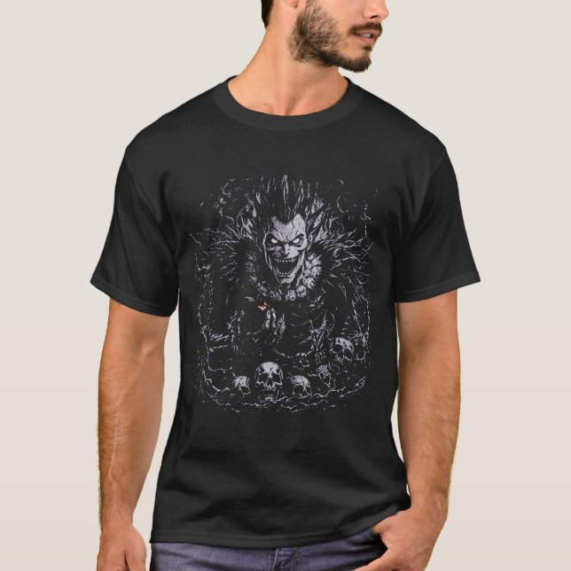 Camiseta Ryuk Shinigami – Death Note Horror Anime Illustrat (Frente)