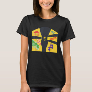 Camiseta Ryukyu Bingata Okinawa Japão Ryukyu 沖 Uchinanchu紅