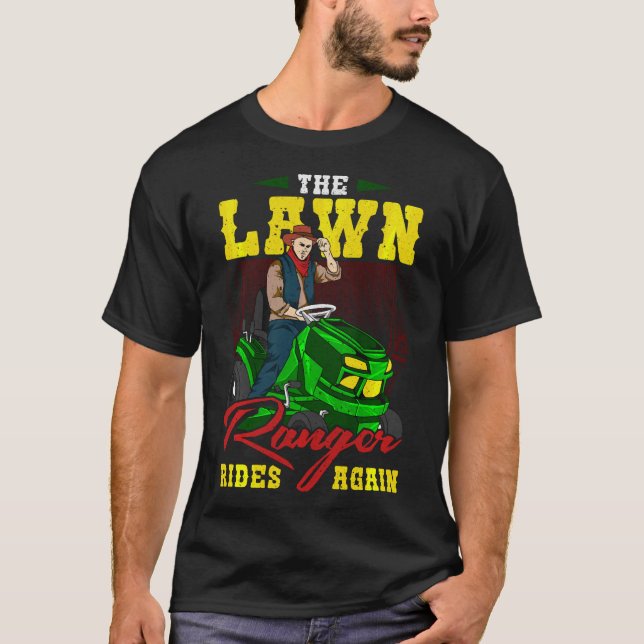 Camiseta S2 Lawn Mowing Mower Lawnmower (48) (Frente)