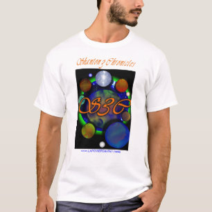 Camiseta S3Cplanets8, texto de S3C, www.LAPOWERSauthor.na