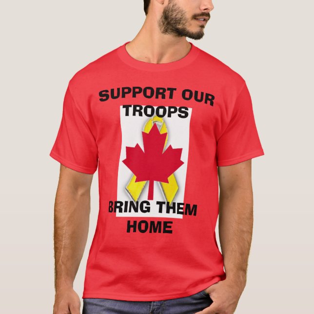 Camiseta s45new, canadian.gif novo, APOIAM NOSSO TROOPSBRI… (Frente)