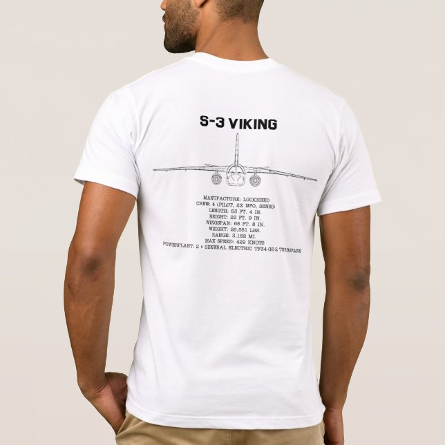 Camiseta S-3 ESTATUTO DE VIKING T-Shirt (Verso)