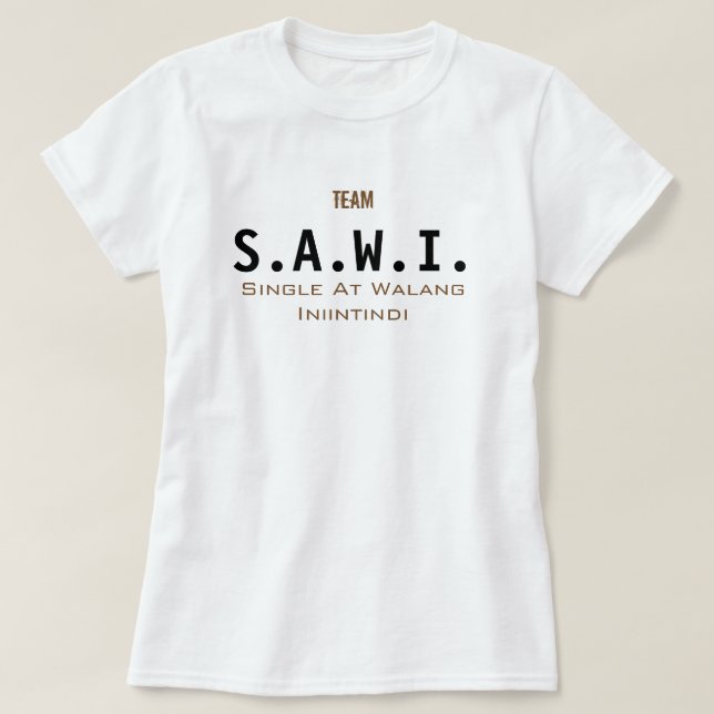 CAMISETA S.A.W.I. (Frente do Design)