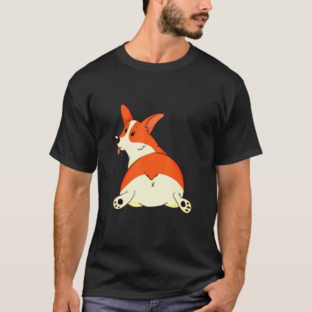 Camiseta S Animal Owners Corgi (Frente)