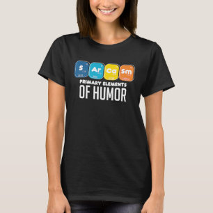 Camiseta S AR CA SM Elementos Primários Do Perfeito Humor