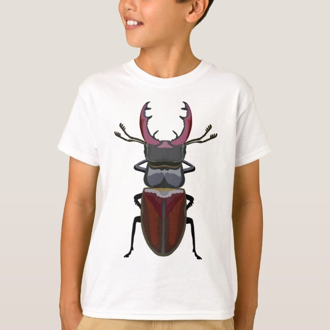 Camiseta S é para o besouro do Stag (Frente)