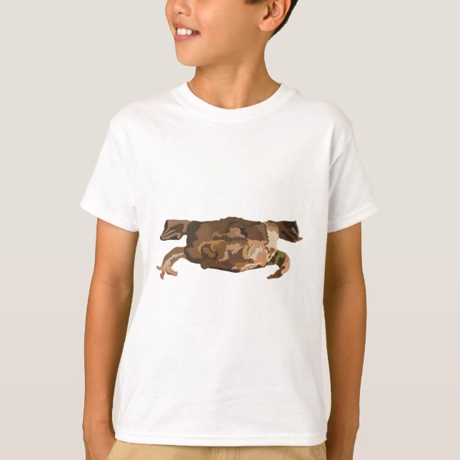 Camiseta S é para o Surinam Toad (Frente)