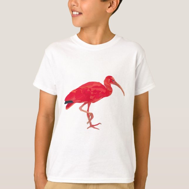 Camiseta S é para Scarlet Ibis (Frente)