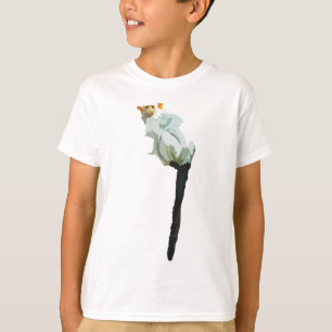 Camiseta S é para Silvery Marmoset