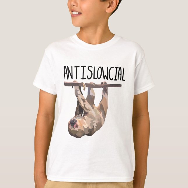Camiseta S é para Sloth (Frente)