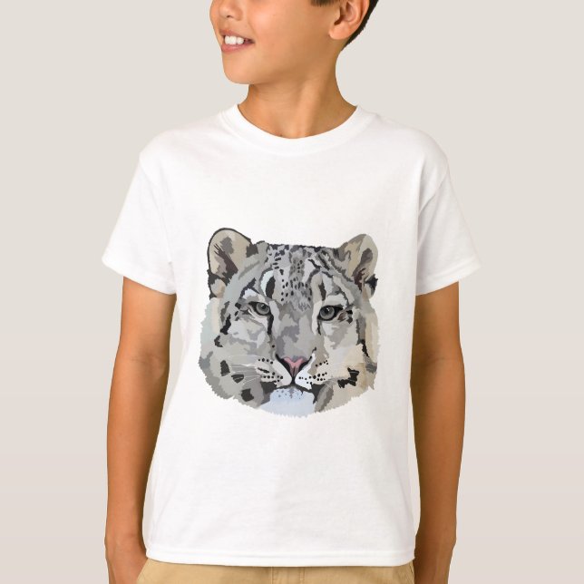 Camiseta S é para Snow Lepard (Frente)