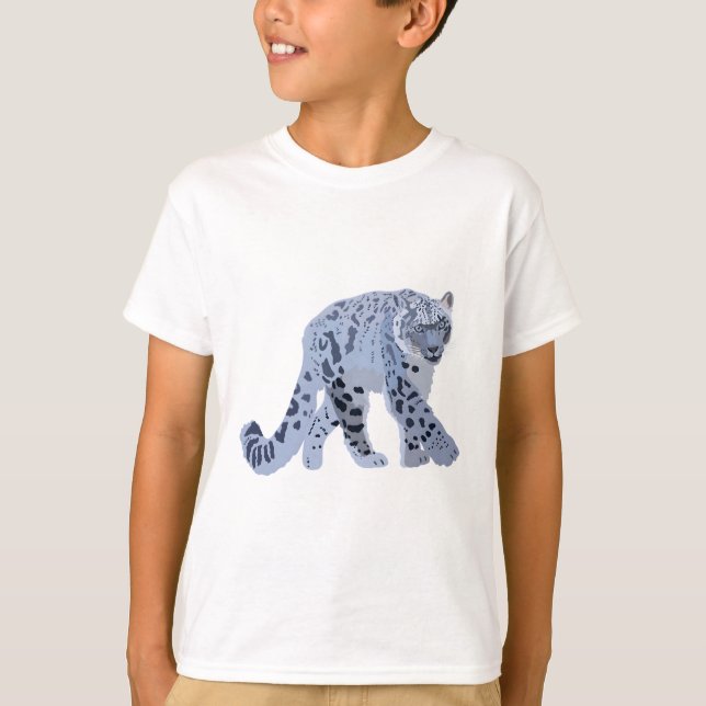 Camiseta S é para Snow Lepard (Frente)
