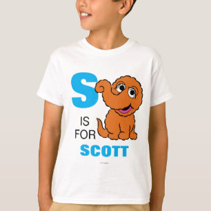 Camiseta S é para Snuffleupagus adiciona seu nome