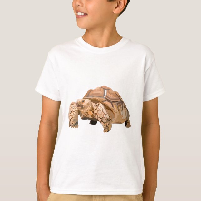 Camiseta S é para Sulcata Tortoise (Frente)