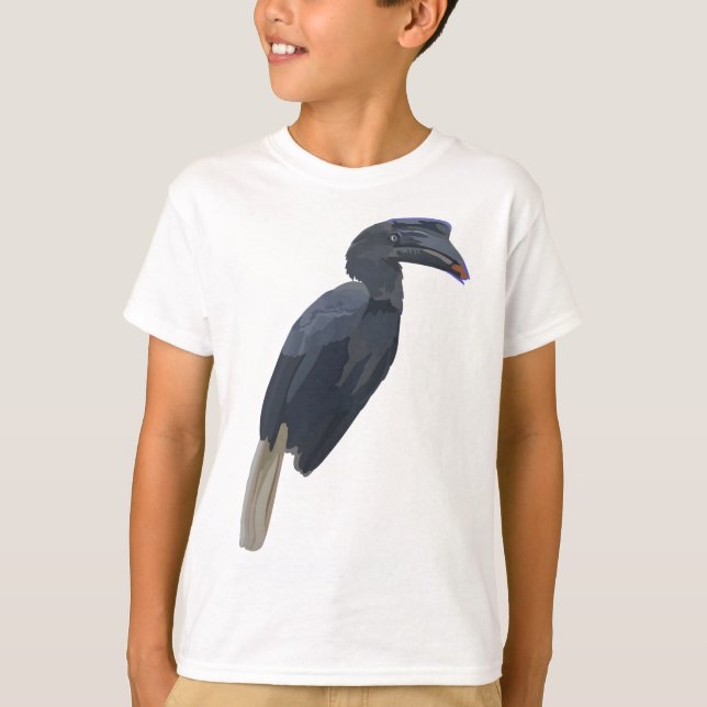 Camiseta S é para Sulu Hornbill (Frente)