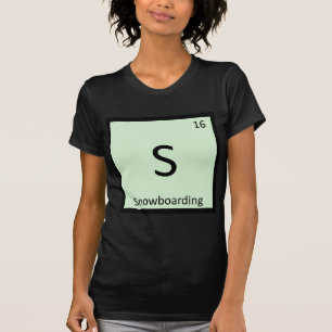 Camiseta S - Esqui de Neve Esportes Química Tabela Periódic